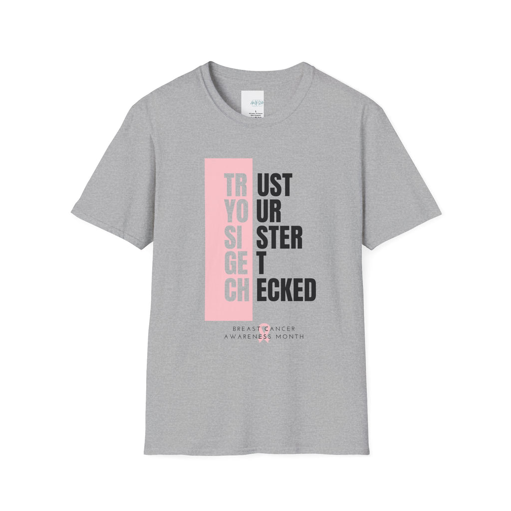 Early Detection Saves Lives – Softstyle Breast Cancer Awareness Tee | Unisex Comfort Shirt for Support & Style”