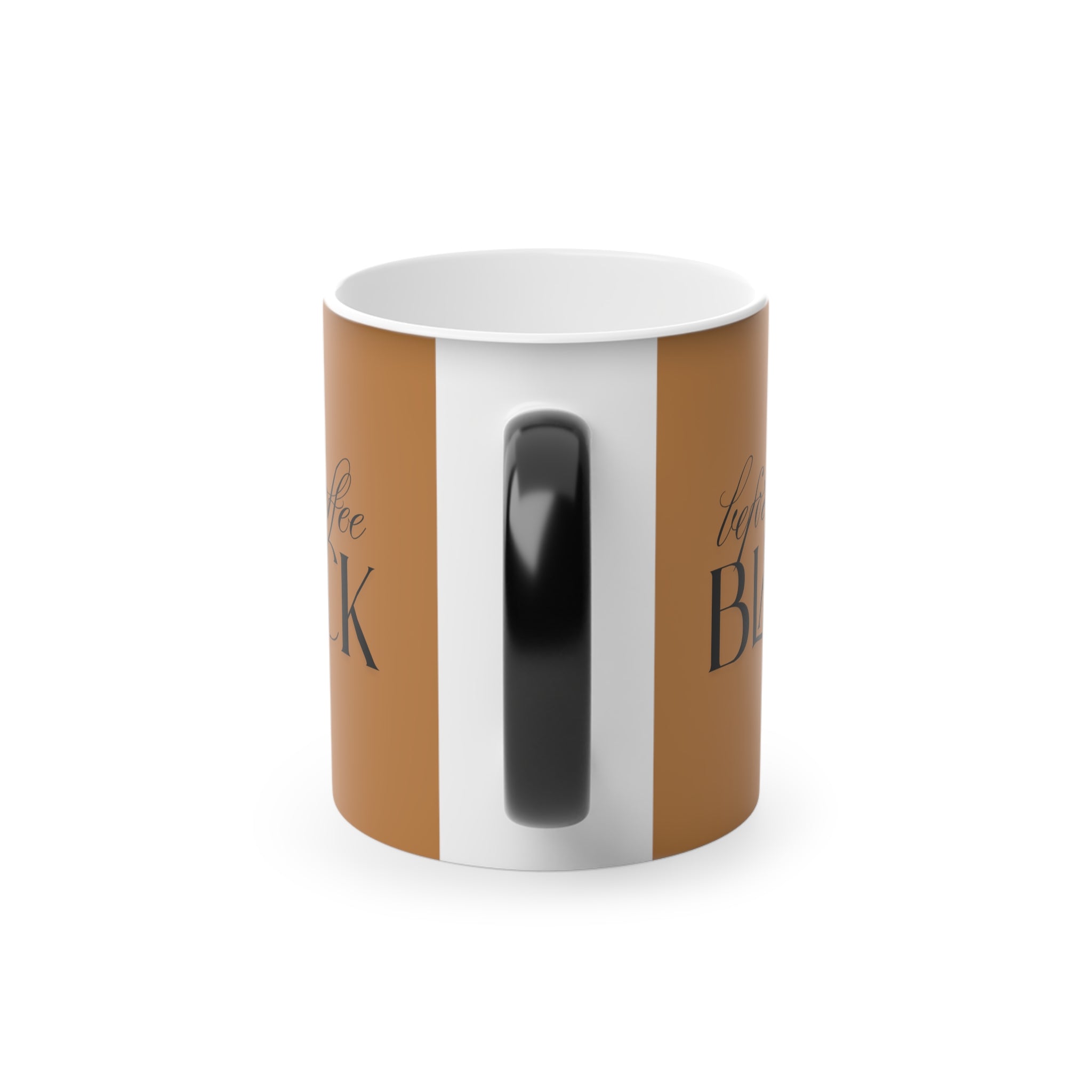 Magic Mug — Black before and after coffee