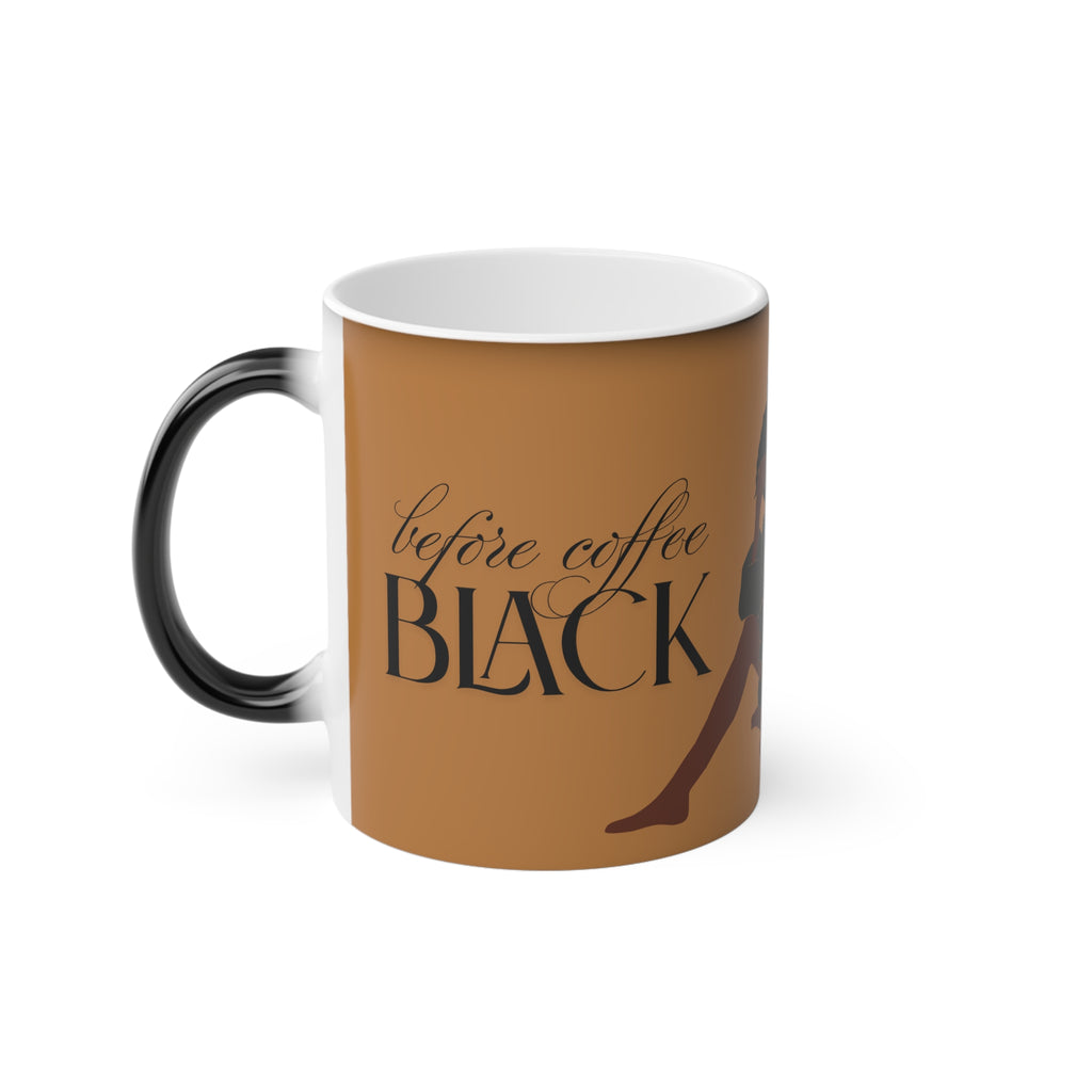 Magic Mug — Black before and after coffee