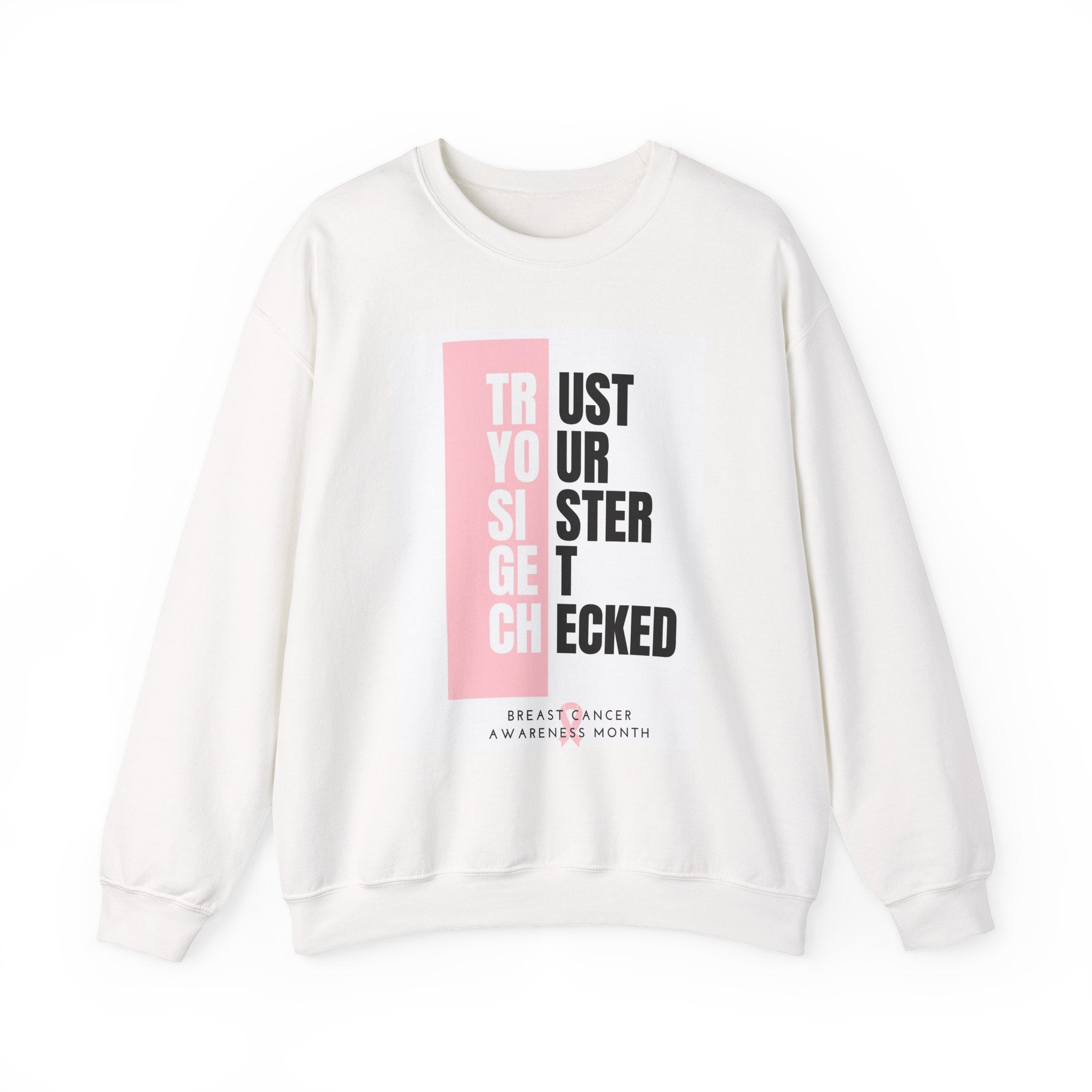 Early Detection Saves Lives – Softstyle Breast Cancer Awareness Sweatshirt | Unisex Heavy Blend Crewneck
