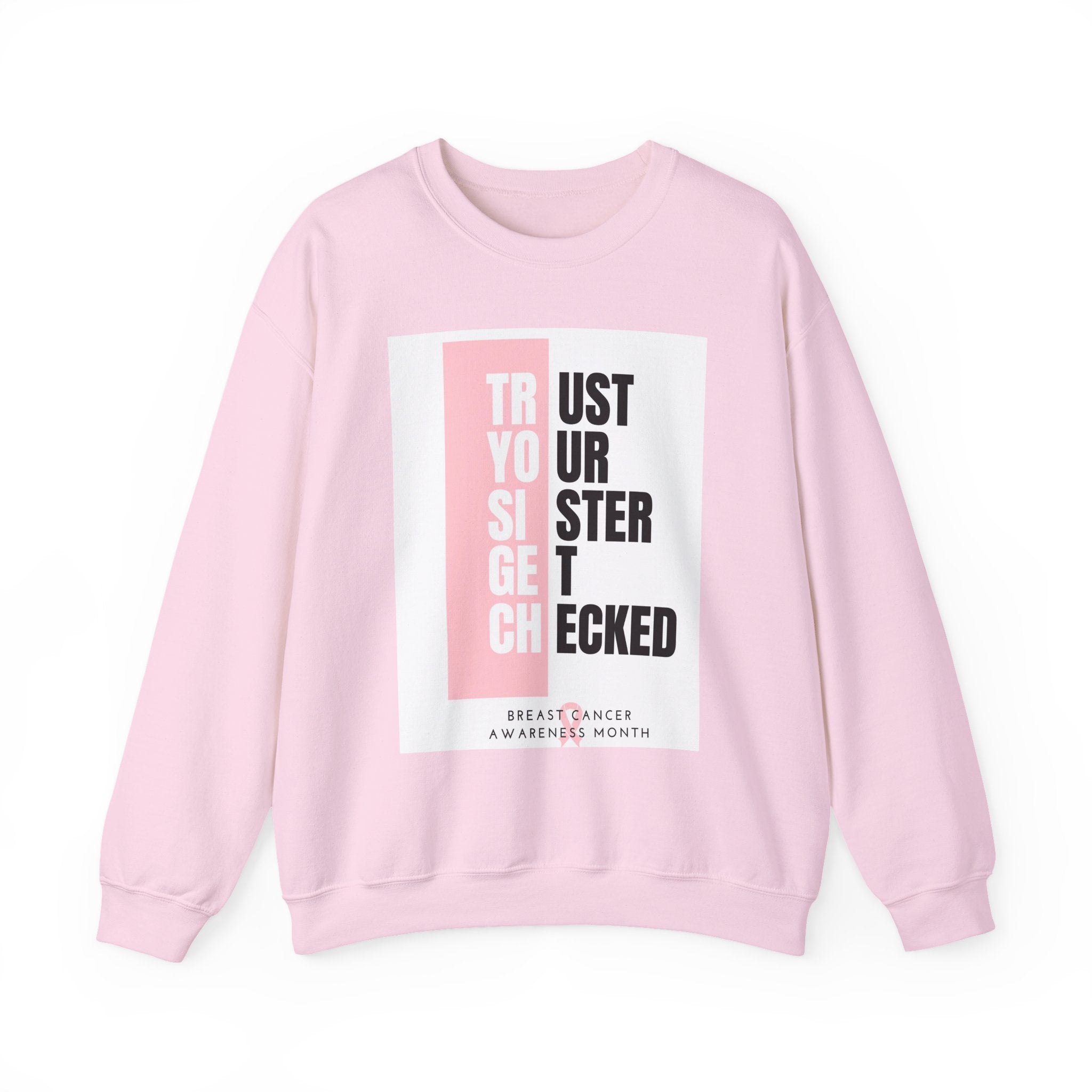 Early Detection Saves Lives – Softstyle Breast Cancer Awareness Sweatshirt | Unisex Heavy Blend Crewneck