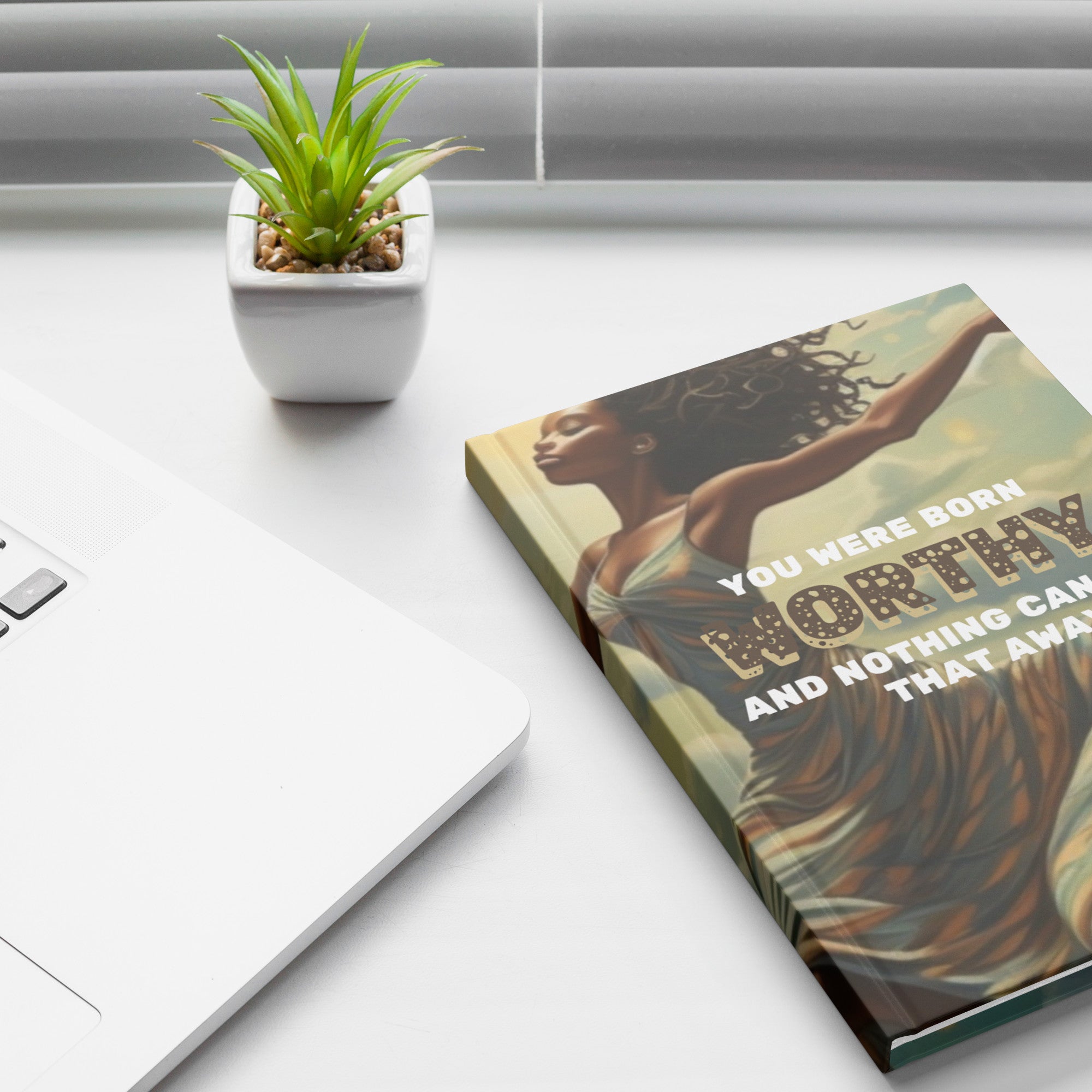 "You Were Born Worthy" Hardcover Journal