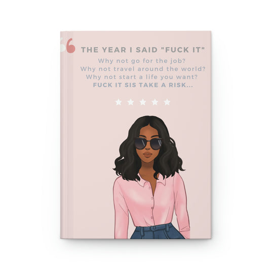 New Year New Me Vibes Hardcover Journal Matte